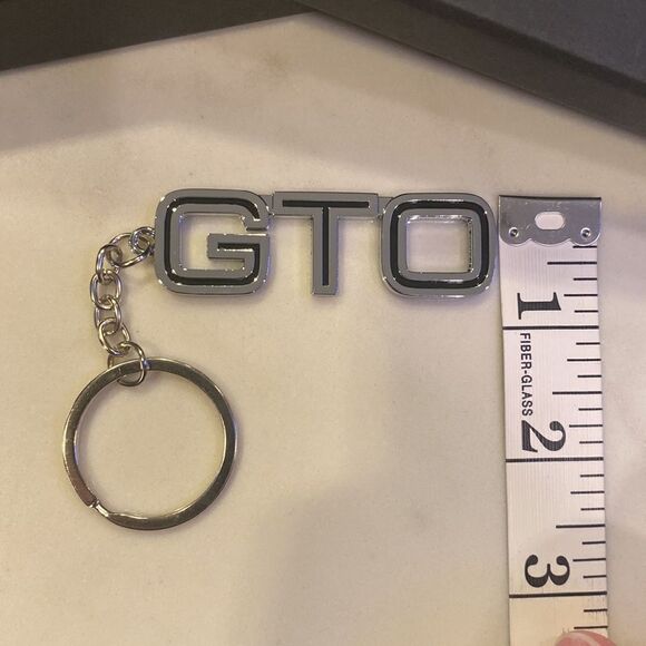 Rhino Tuning Pontiac GTO Keyring Keychain Silver Colored with Black Detail NEW - Picture 7 of 9